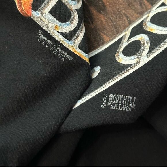 Murina Shirt ‘01 Boot Hill Saloon Daytona Graphic Screen Print Short Sleeve Mens - Picture 3 of 7